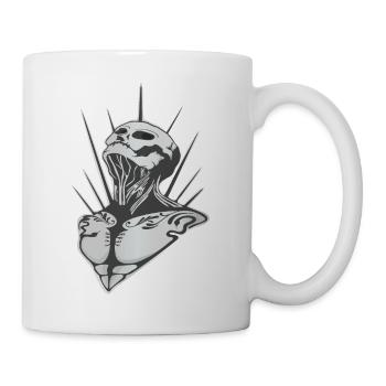 Skull - Tasse - Weiß - Rechts