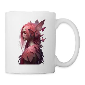 Butterfly Girl Pink Gift - Mug - white - Right