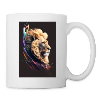 Neon Lion - Mug - white - Right