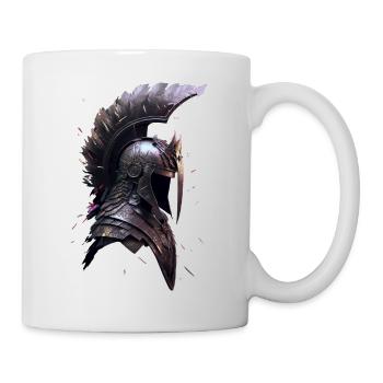 Helmet of a fighter - Mug - white - Right