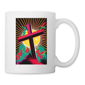 Christianisme Pâques Christ Don - Mug blanc - blanc - Droite