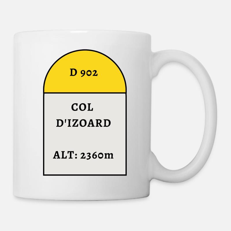 Col d'Izoard - Tasse - Weiß
