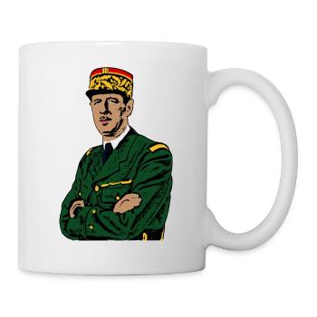 Charles de Gaulle - Tasse - Weiß - Rechts