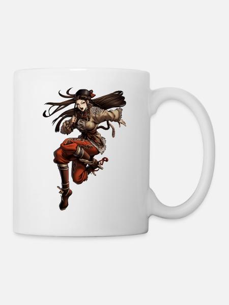 Shaolin manga girl - Mug blanc - blanc