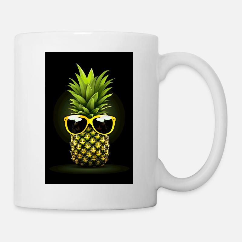 Ananas - Mug blanc - blanc