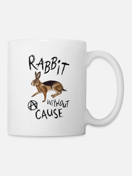 Rabbit without a cause - Tasse - Weiß
