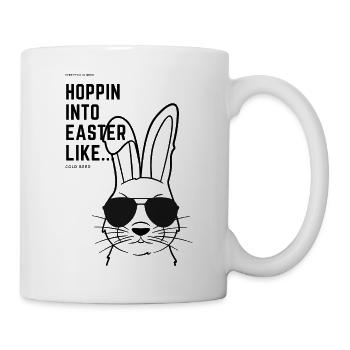 Hoppin' into Easter Like... - Tasse - Weiß - Rechts