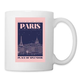 Paris - Tasse - Weiß - Rechts
