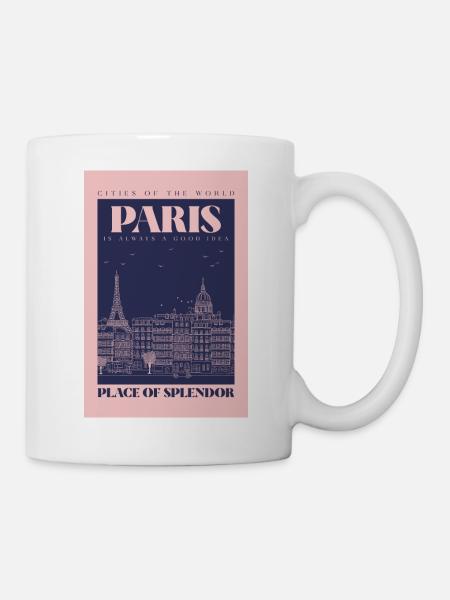 Paris - Tasse - Weiß