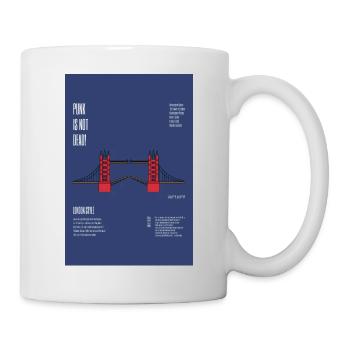 Londo, Punk is not Dead - Tasse - Weiß - Rechts
