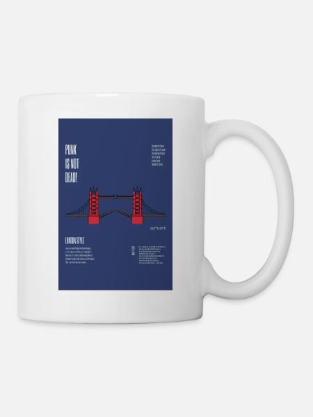 Londo, Punk is not Dead - Tasse - Weiß