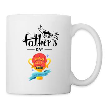 Fête des pères- Papa le meilleur de tous les temps - Mug blanc - blanc - Droite