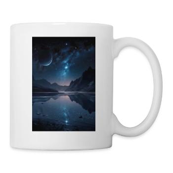 In der fernen Weite des Universums Phone & Poster - Tasse - Weiß - Rechts
