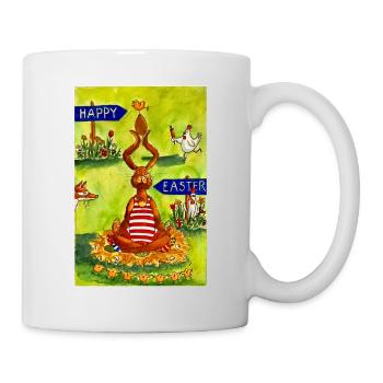 Happy easter - Tasse - Weiß - Rechts