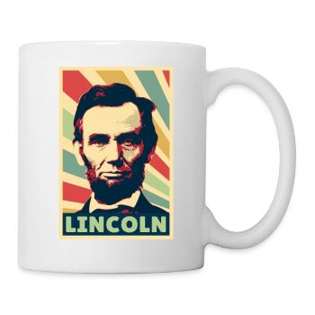 Abraham Lincoln Vintage Colors - Mug - white - Right