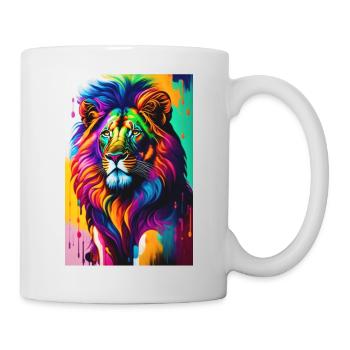 Colorful Lion - Mug - white - Right