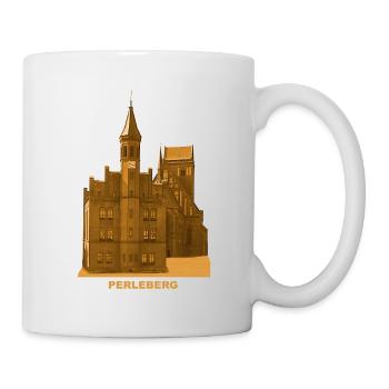 Perleberg Roland Rathaus Prignitz Brandenburg - Tasse - Weiß - Rechts