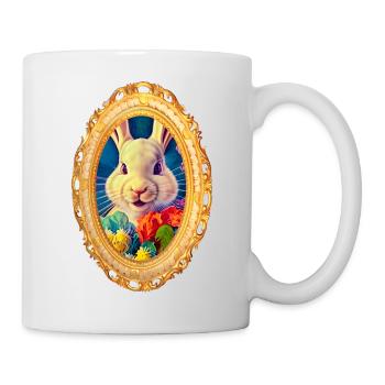 Niedliches Häschen - Tasse - Weiß - Rechts