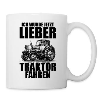 Landwirt Bauer Farmer - Tasse - Weiß - Rechts
