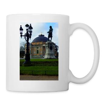 The King before the German Church - Mug - white - Right