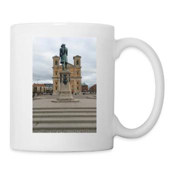 The King before Frederick's Church - Mug - white - Right