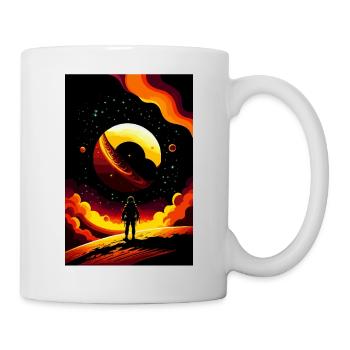 lost in space - Mug blanc - blanc - Droite