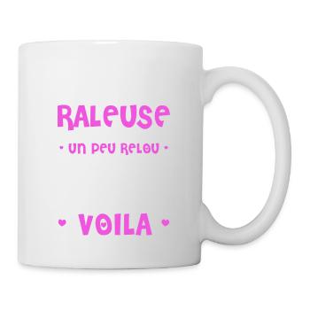 Je suis râleuse parce que voilà - Mug blanc - blanc - Droite