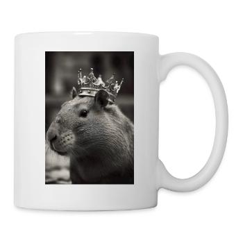 Capybara with crown Sweet capybara Capybara - Mug - white - Right
