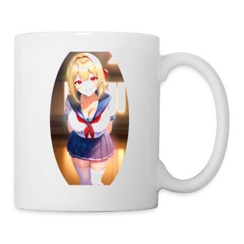 Senpai Schoolgirl - Mug - white - Right