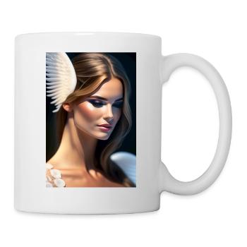 Ange déchu - Mug blanc - blanc - Droite