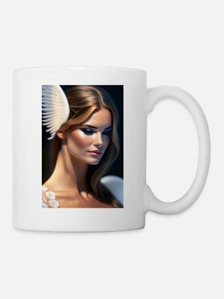 Ange déchu - Mug blanc - blanc