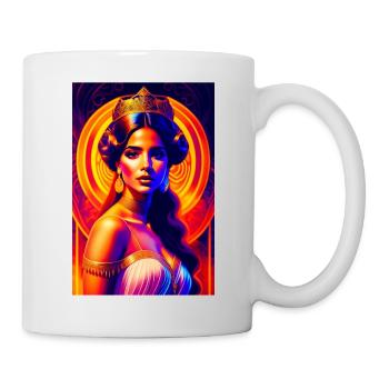 Anitta en princesse dans le style grec art nouveau - Mug blanc - blanc - Droite