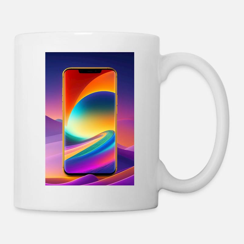 Mon téléphone portable - Mug blanc - blanc