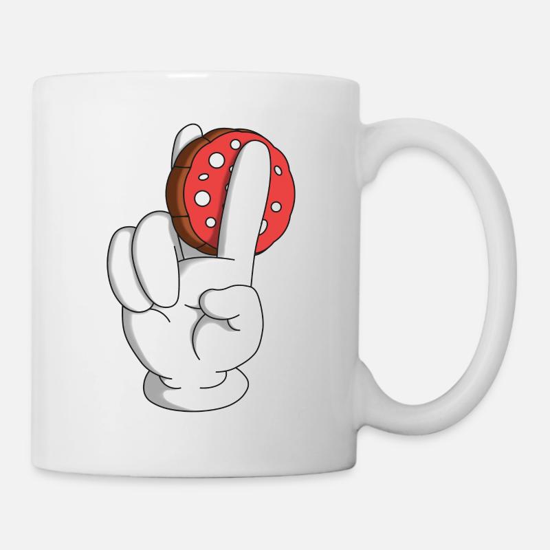 Salami oft 2 Finger - Tasse - Weiß