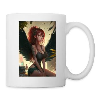 Engel der Finsternis - Umarme die Schatten - Tasse - Weiß - Rechts