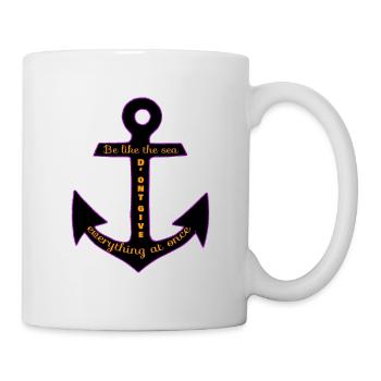 D'ont give everything at once - Mug - white - Right