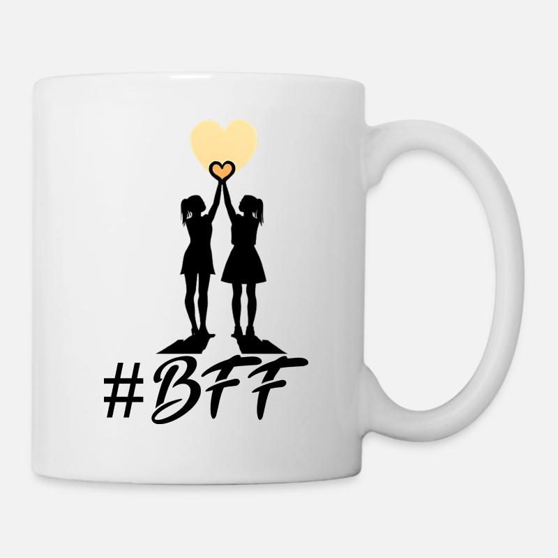 BFF best friends forever - Tasse - Weiß
