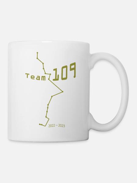 Team 109 design 01 - Mug blanc - blanc