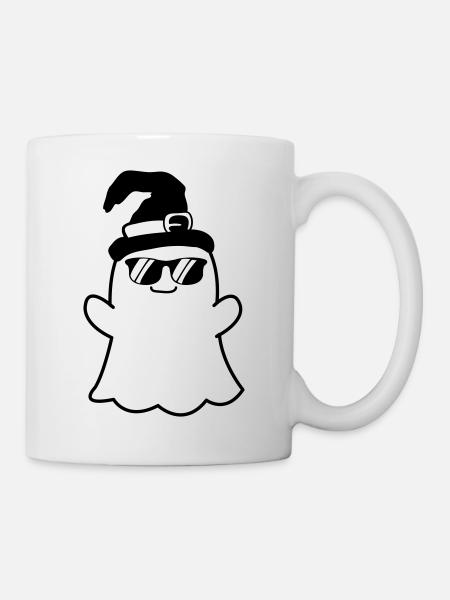 ghost cool - Tasse - Weiß
