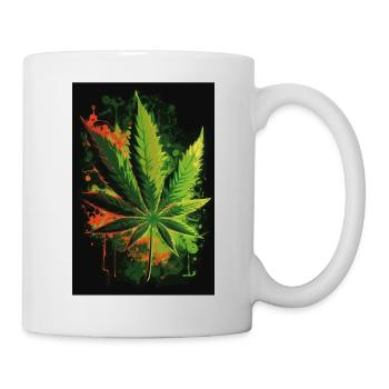 Marijuana plant - Mug - white - Right