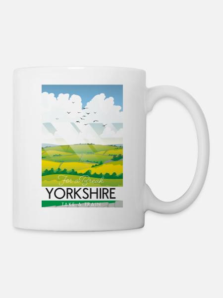 Yorkshire take a break - Mug - white