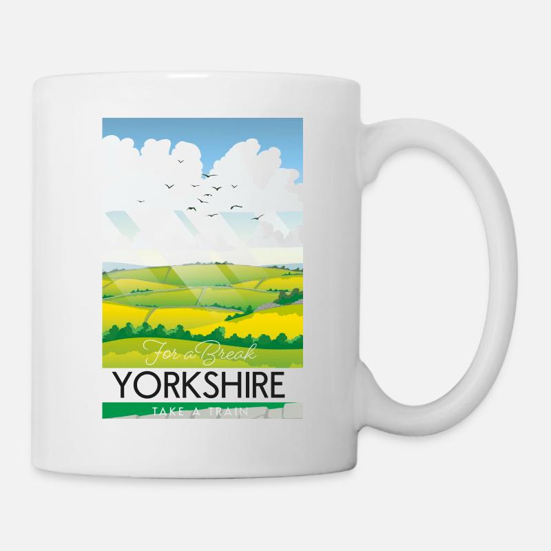 Yorkshire take a break - Mug - white