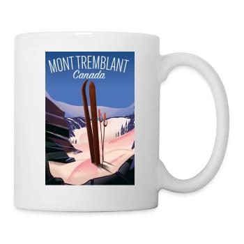 Mont Tremblant Canada Ski - Mug blanc - blanc - Droite