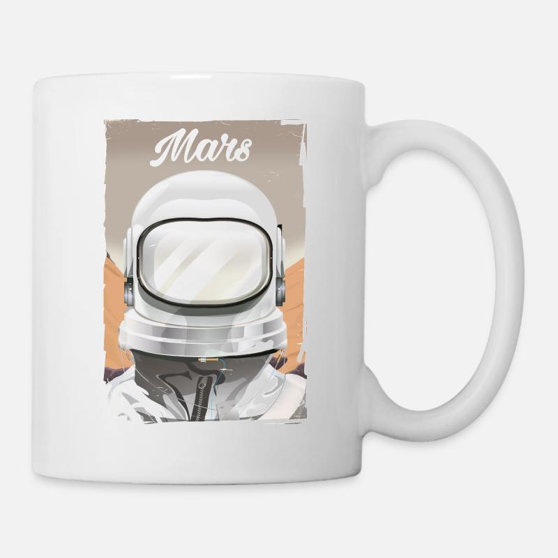Mars Explorer Astronaut - Mug - white