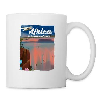Afrikaner ins Abenteuer - Tasse - Weiß - Rechts