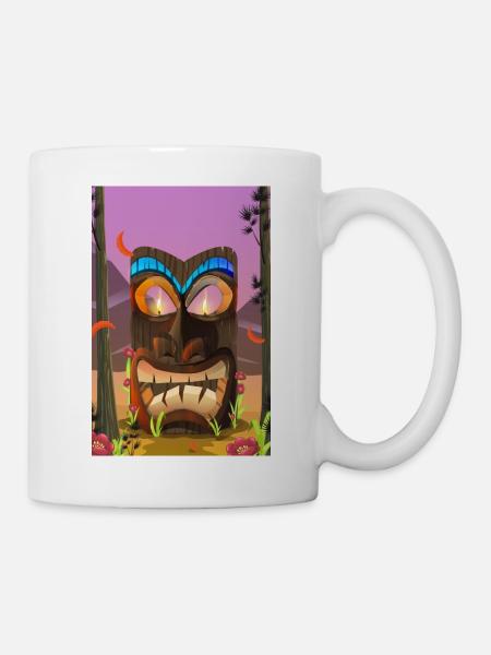 Tiki Mask - Mug - white