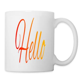 Hello - Mug - white - Right