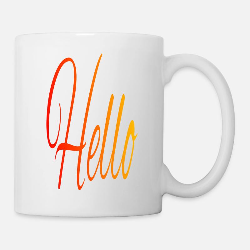 Hello - Mug - white