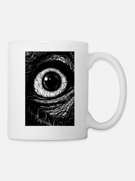 The Eye of Horror - Mug - white