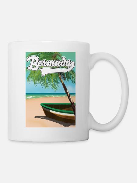 Bermuda Vacation poster - Mug - white